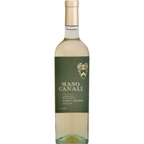 Maso Canali Pinot Grigio, Italia, Vintage 2018