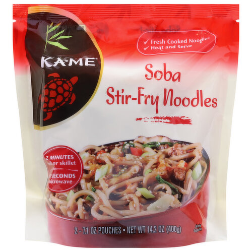 Ka-Me Noodles, Stir-Fry, Soba