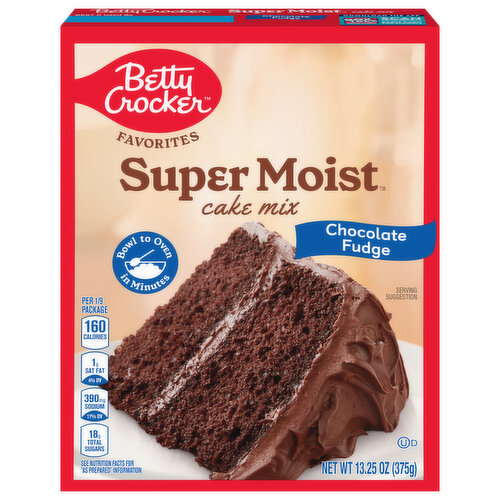 Betty Crocker Cake Mix, Chocolate Fudge, Favorites