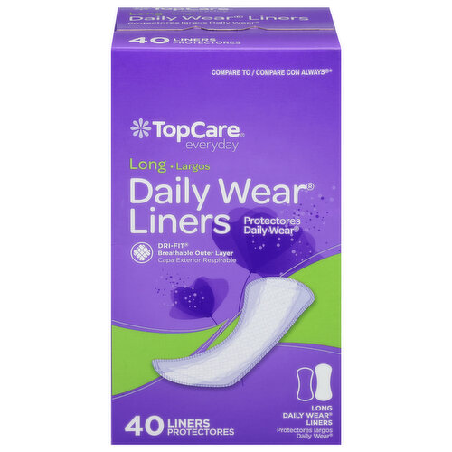 TopCare Liners, Daily Wear, Long