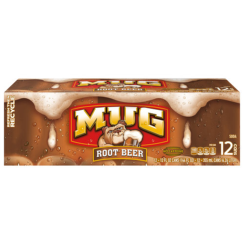 Mug Soda, No Caffeine, Root Beer