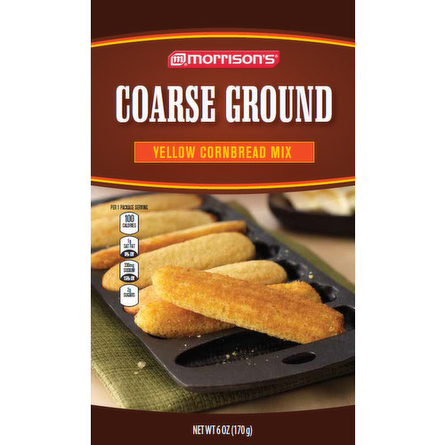 Morrison Milling Coarse Ground Yellow Cornbread Mix