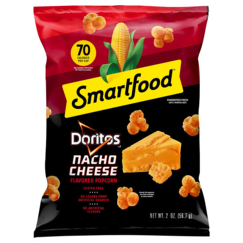 Smartfood Popcorn, Nacho Cheese Flavored