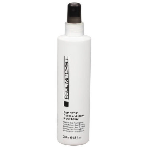 Paul Mitchell Super Spray, Freeze and Shine, Firm Style - Brookshire's