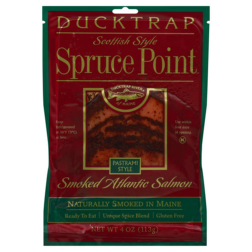 Ducktrap Spruce Point Smoked Salmon • Harbor Fish Market