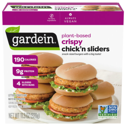 Gardein Chick'n Sliders, Crispy