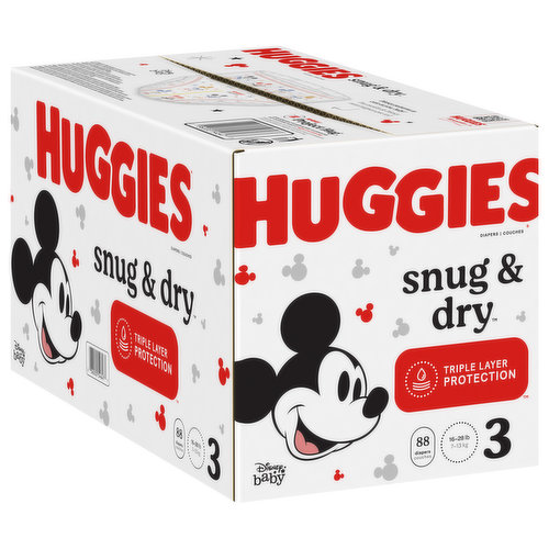 Huggies Diapers, Disney Baby, 3 (16-28 lb)