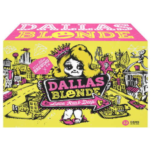Deep Ellum Brewing Co. Beer, Dallas Blonde