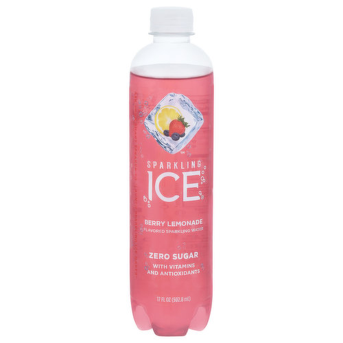 Sparkling Ice Sparkling Water, Zero Sugar, Berry Lemonade