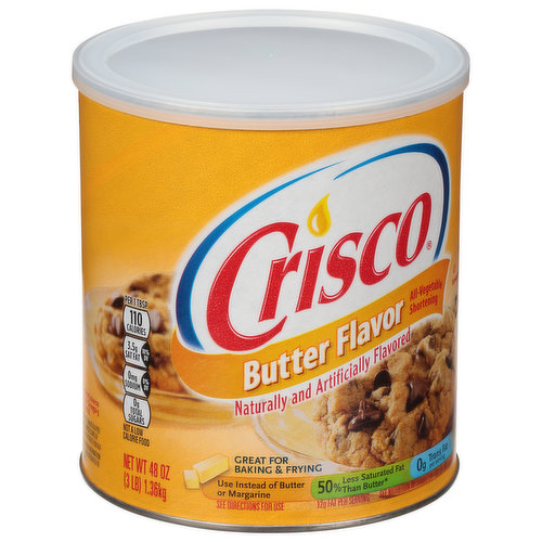 Crisco - Crisco, Shortening, All-Vegetable (16 oz), Shop