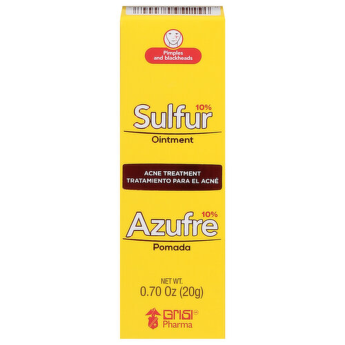 Grisi Ointment, Acne Treatment, 10% Sulfur