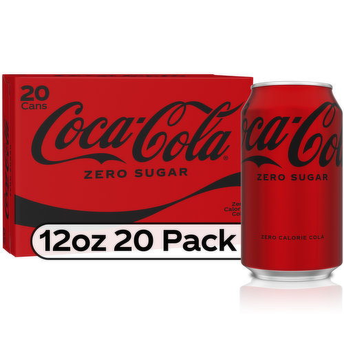 Coca-Cola Cola, Zero Calorie, Zero Sugar, 6 Pack - FRESH by Brookshire's