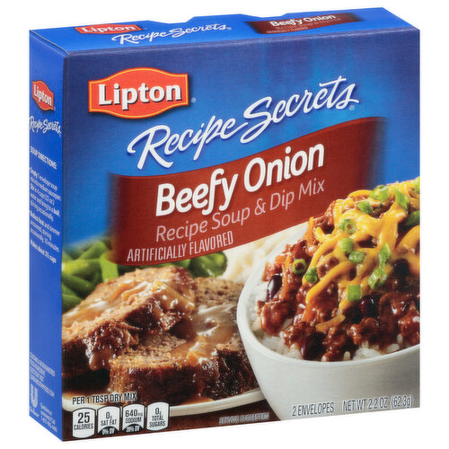 Lipton Recipe Soup & Dip Mix, Beef Onion