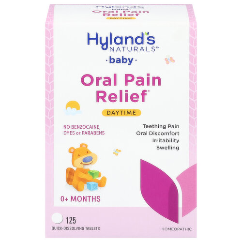 Hyland's Naturals Oral Pain Relief, Daytime, Baby, 0+ months