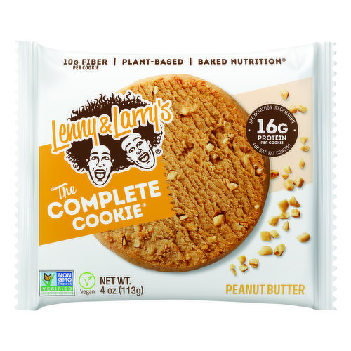 Lenny & Larrys The Complete Cookie, Peanut Butter