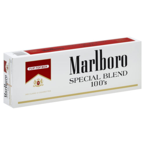 Marlboro Cigarettes, Special Blend, 100's, Flip-Top Box