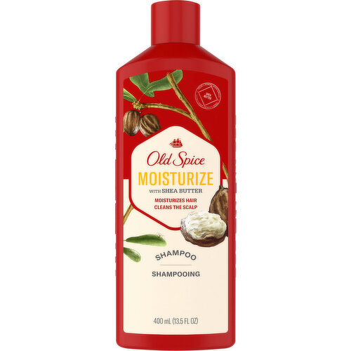 Old Spice Shampoo, Moisture with Shea Butter