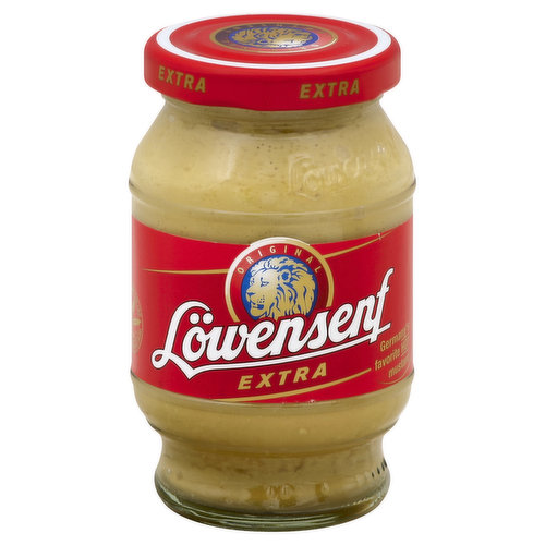 Lowensenf Mustard, Prepared, Extra Hot