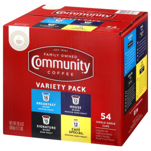 Community Coffee Signature Blend Dark Roast, Single Serve Coffee