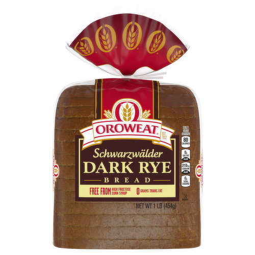 OROWEAT Bread, Schwarzwalder, Dark Rye