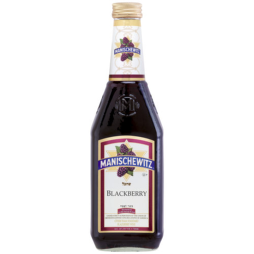 Manischewitz Blackberry Fruit Wine,