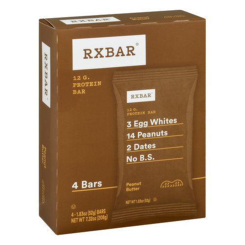 RXBAR Protein Bar, Peanut Butter