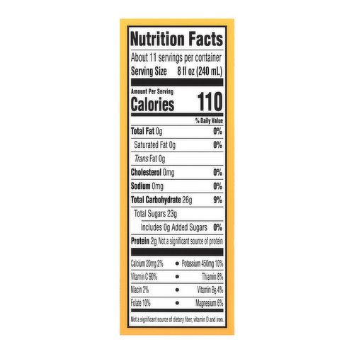 Simply® Orange - All Varieties & Nutrition Facts