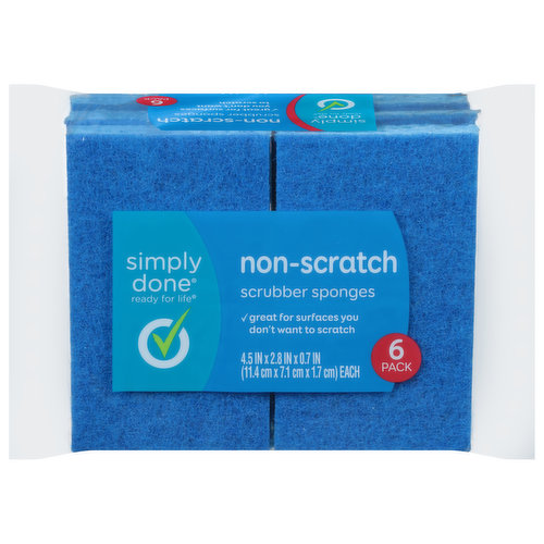 Simply Done Non-Scratch Fillable Dish Wand Scrubber