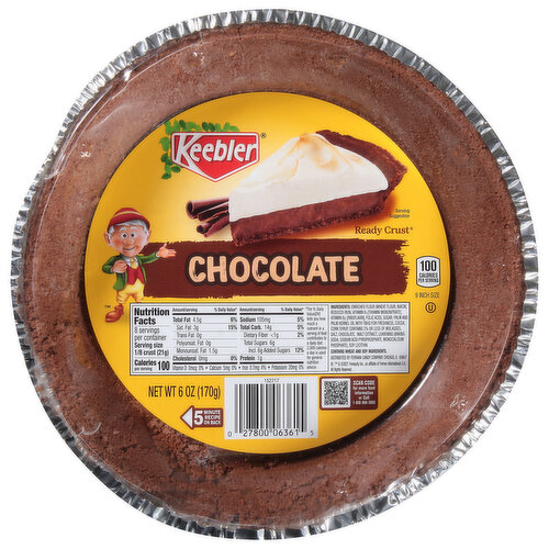 Keebler Ready Crust, Chocolate, 9 Inch