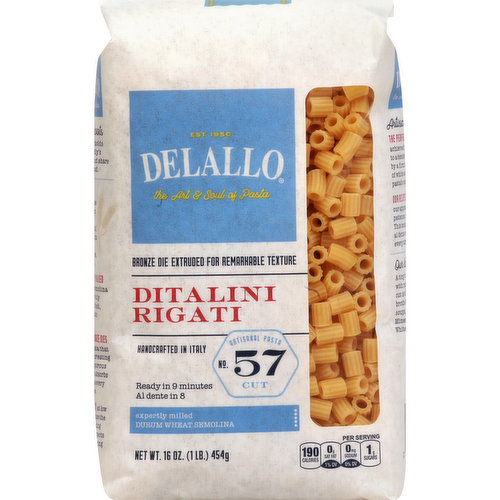 Delallo Ditalini Rigati, No. 57