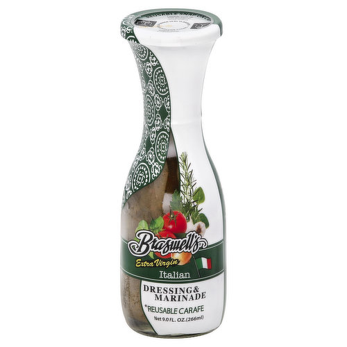 This reusable salad dressing bottle shows you how much of each