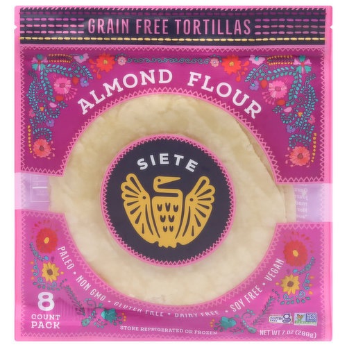Siete Tortillas, Grain Free, Almond Flour