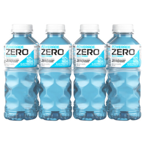 Powerade Zero Sports Drink, Mixed Berry, 20 fl oz