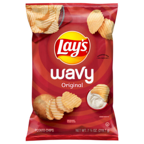 Lay's Potato Chips, Original, Wavy