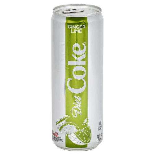 Diet Coke Soda, Ginger Lime