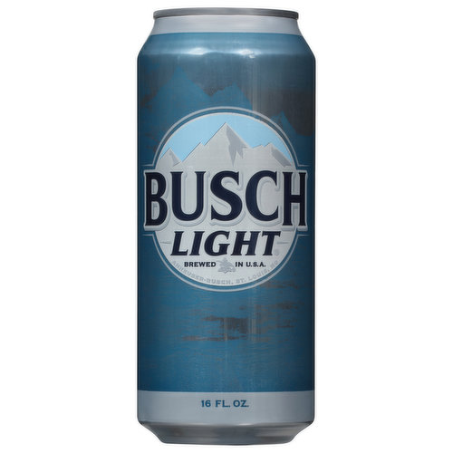 Busch Light Beer has a crisp and refreshing taste. It maintains it's classic taste because it's made with the finest ingredients and is brewed longer to create a lighter body and fewer calories. 

Busch Light pairs well with turkey burgers, pizza, or chips.  

Busch Light is brewed with a blend of premium American-grown and imported hops and a combination of malt and corn to provide a pleasant balanced flavor.