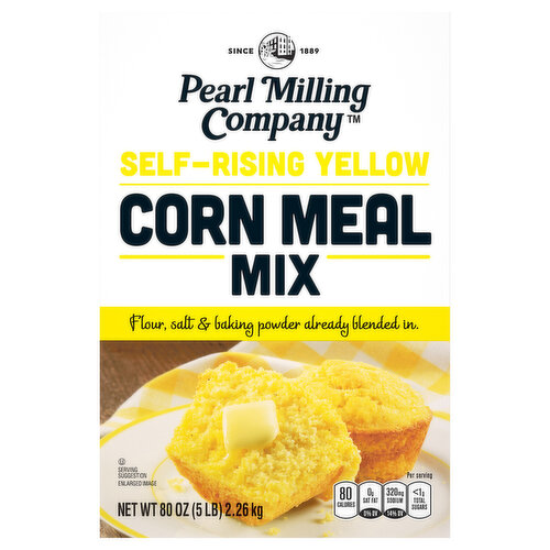 Pearl Milling Company Corn Meal Mix, Self-Rising, Yellow