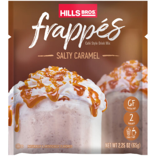 Hills Bros. Frappes Salty Caramel Cafe Style Drink Mix