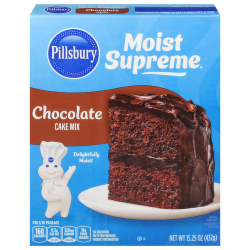 Pillsbury Cake Mix, Premium, Chocolate