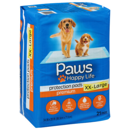 Paws Happy Life Protection Pads, Premium, XX-Large