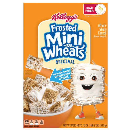 Frosted Mini Wheats Cereal, Whole Grain, Original - Super 1 Foods