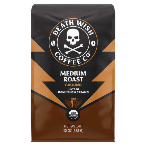 Death Wish Coffee Co Coffee, Ground, Medium Roast