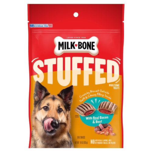 Milk-Bone Dog Snacks, with Real Bacon & Beef