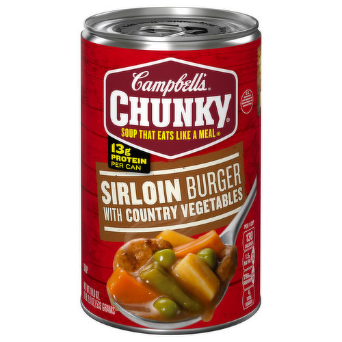 Campbell's Soup, Sirloin Burger with Country Vegetables