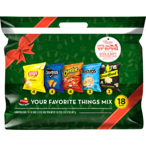 Frito Lay Snacks, Your Favorite Things Mix, Variety Pack
