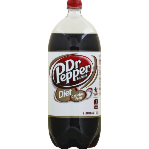 Dr Pepper Soda, Diet, Caffeine Free