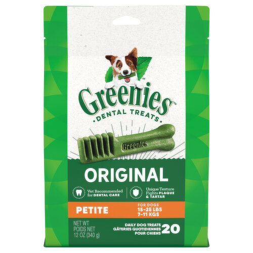 Greenies Daily Dental Treats, Original, Petite