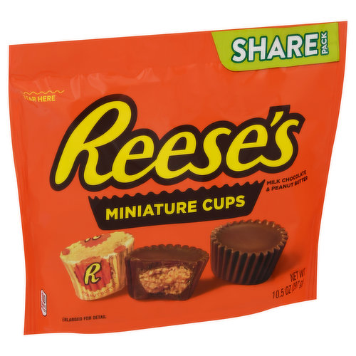  REESE'S Milk Chocolate Peanut Butter Snack Size Cups