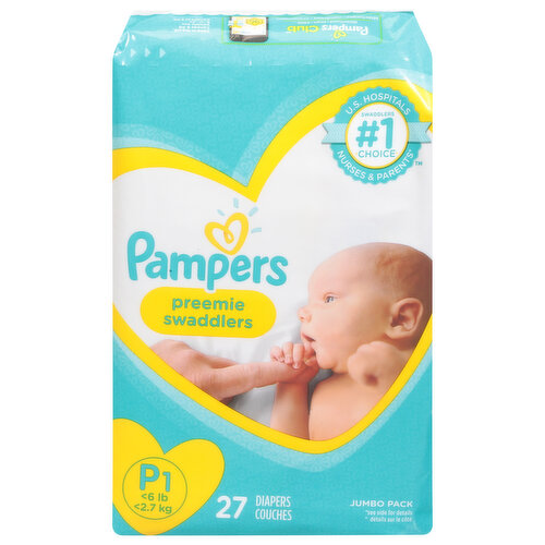 Pampers Diapers, P1, Jumbo Pack