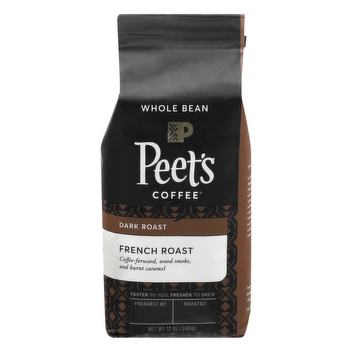 Peets Coffee Coffee, Whole Bean, Dark Roast, French Roast